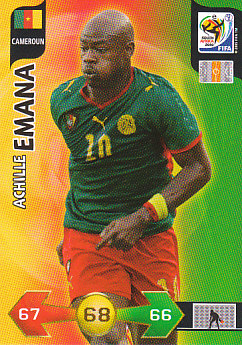 Achille Emana Cameroon Panini 2010 World Cup #57